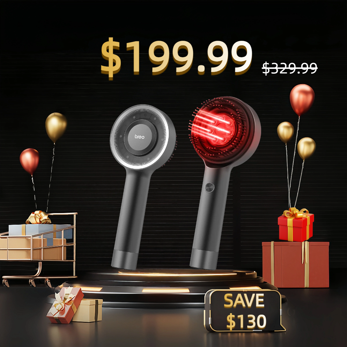 LumiHeal Pro Hair Growth Massager