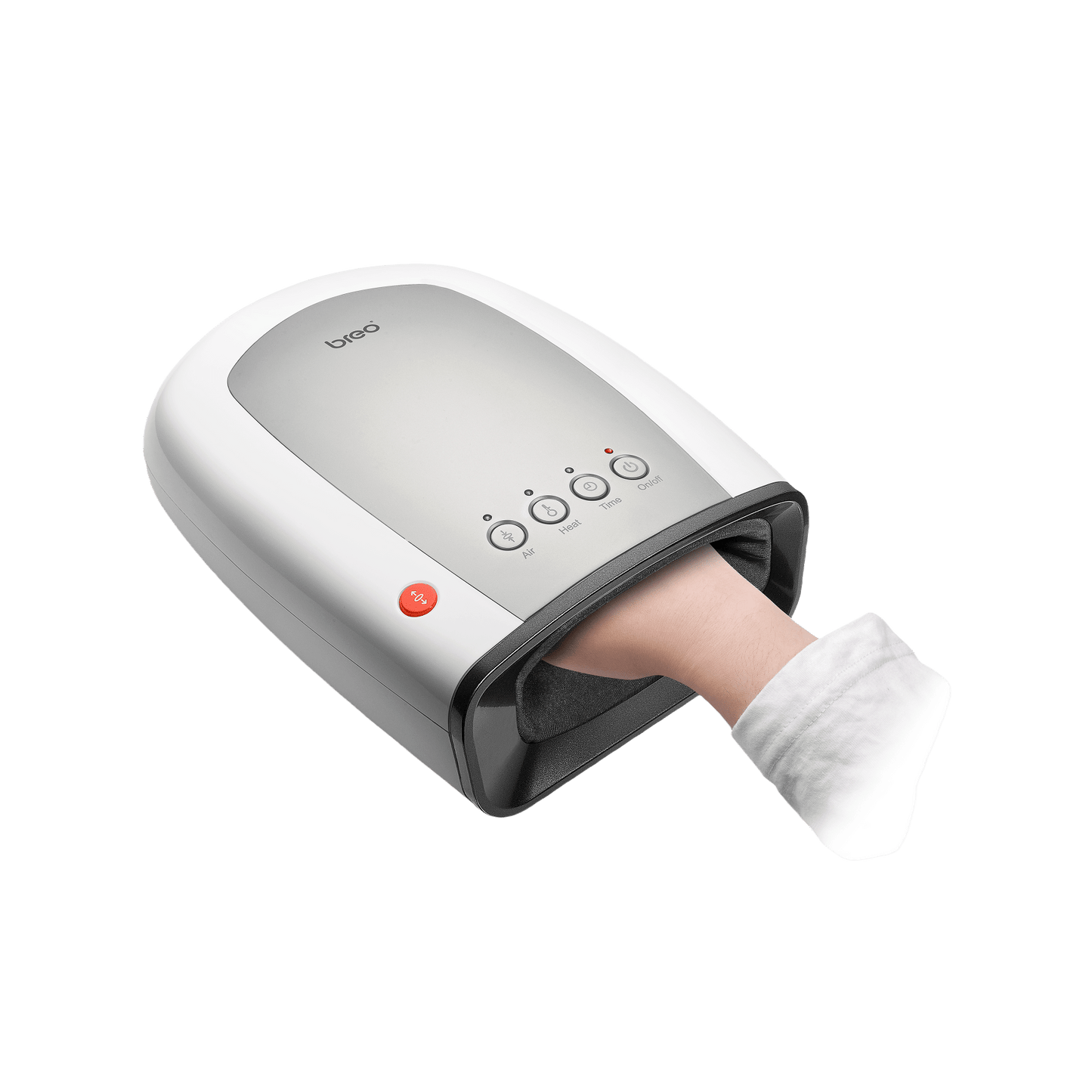 Breo iPalm 520E hand massager with air compression and heat therapy for hand pain relief