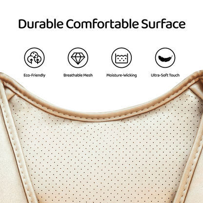 Breo N1 Pro neck massager: Eco-friendly, breathable, and moisture-wicking surface for neck and shoulder relief.