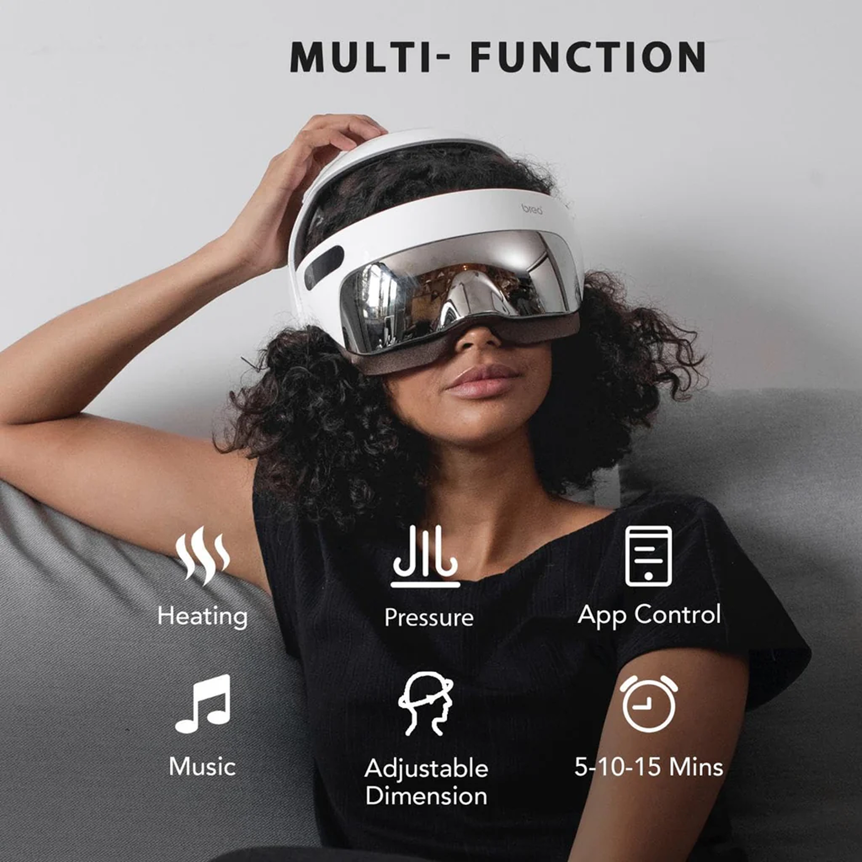 breo ヘッドスパ アイウォーマー iDream5S Full Head Massager breo ヘッドスパ アイウォーマー iDream5S Full Head Massager