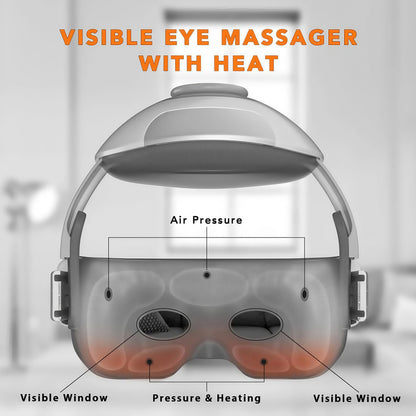 Breo iDream 3 visible eye massager with heat, air pressure and massage features.