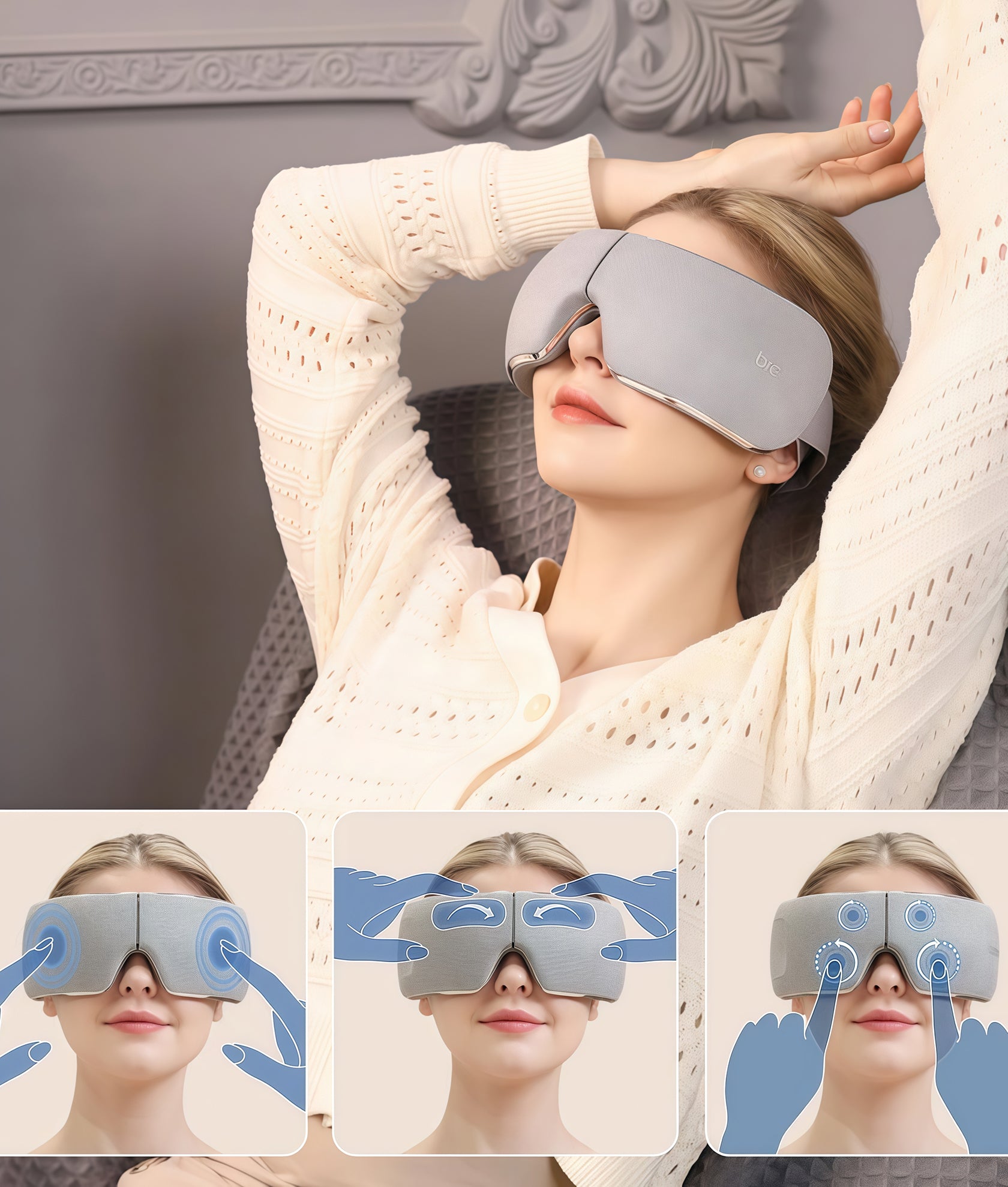 Hot Compress Eye Mask for Strains – Breo-Official