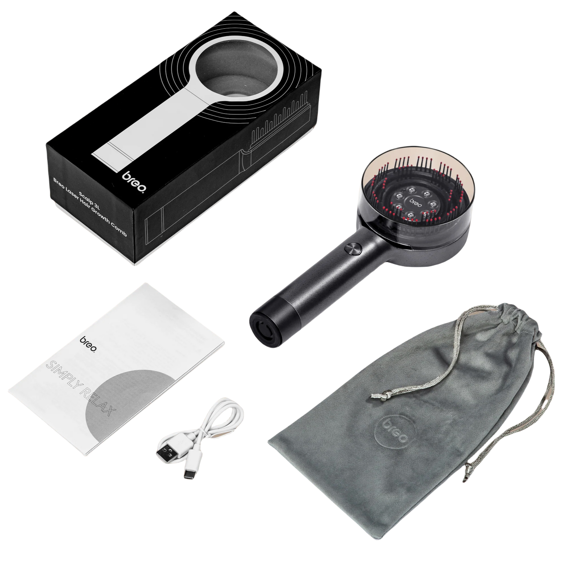 Breo LumiHeal Pro Scalp Massager 