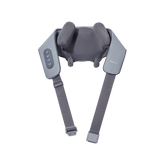 Breo N5 Mini neck and shoulder massager in gray, hands-free design for stress relief