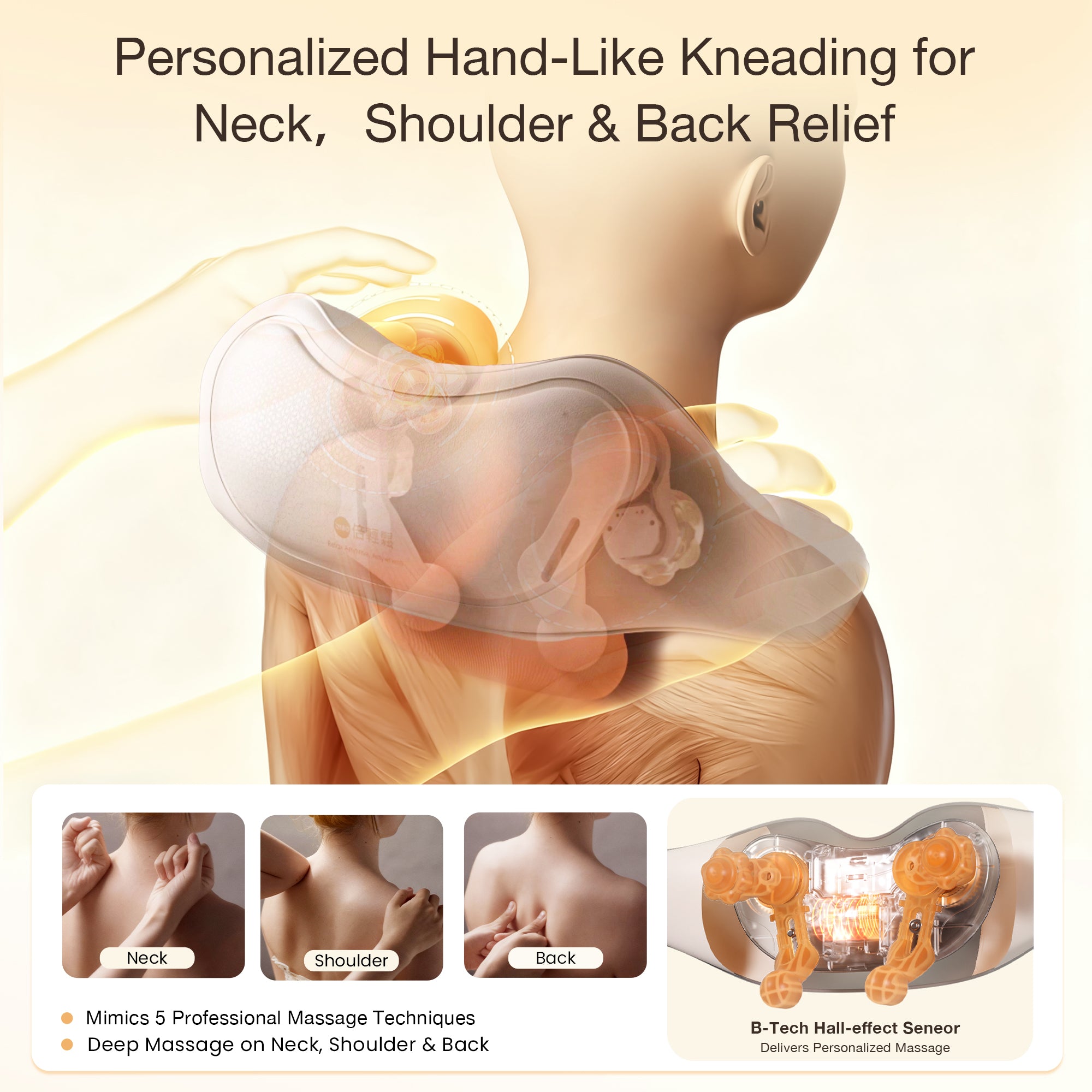 Portable Neck and Shoulder Massager – Breo-Official