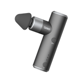 Breo S1 Mini massage gun in dark gray. Portable muscle relief massage gun.