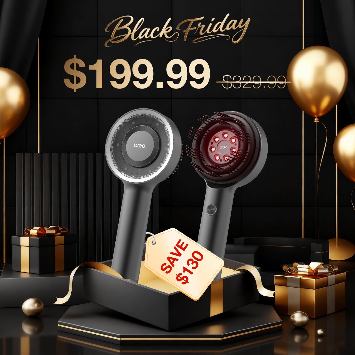 LumiHeal Pro Hair Growth Massager