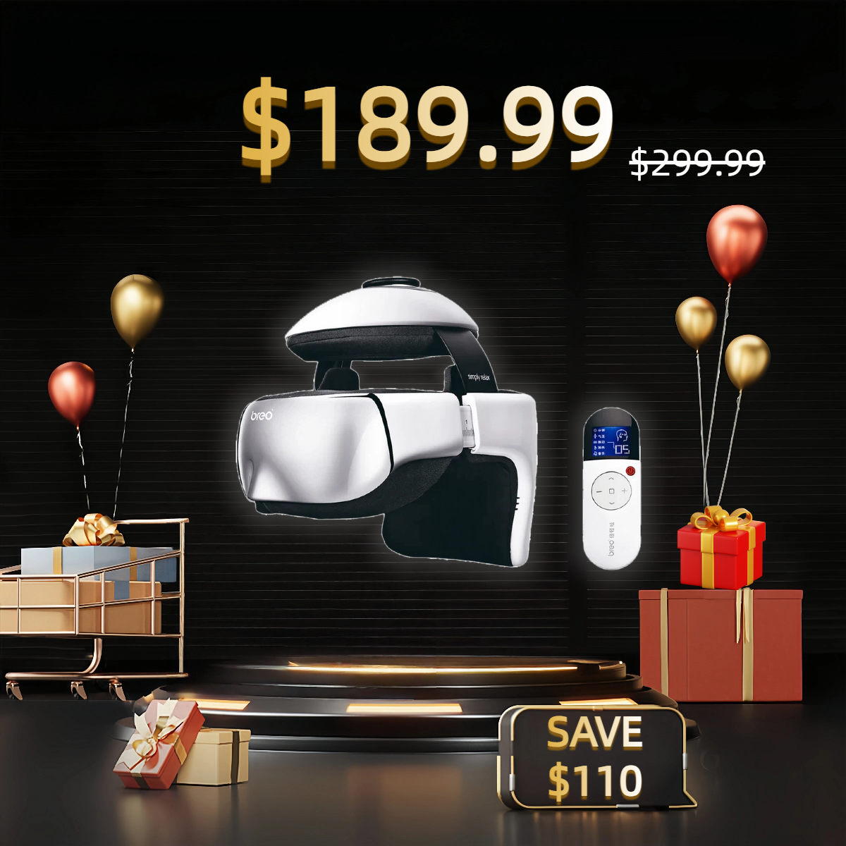 Breo IDREAM 3 Head Massager