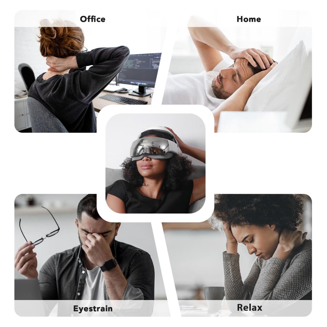 Electric Head Massager Helmet System – Breo-Official
