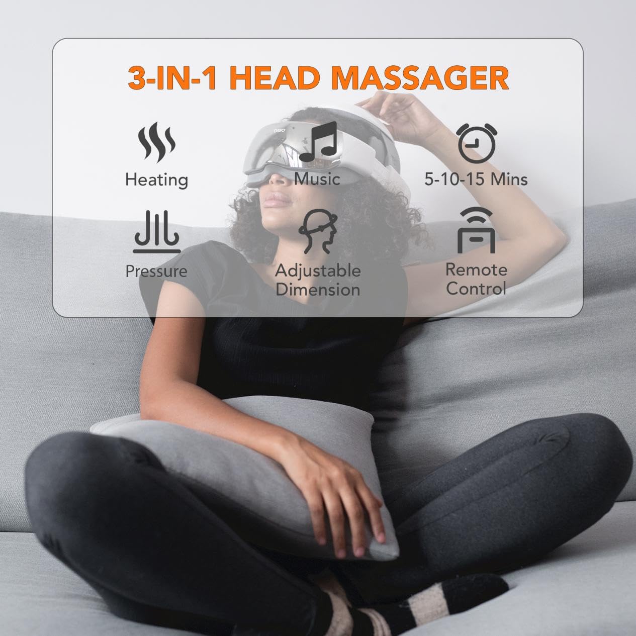 Electric Head Massager Helmet System – Breo-Official