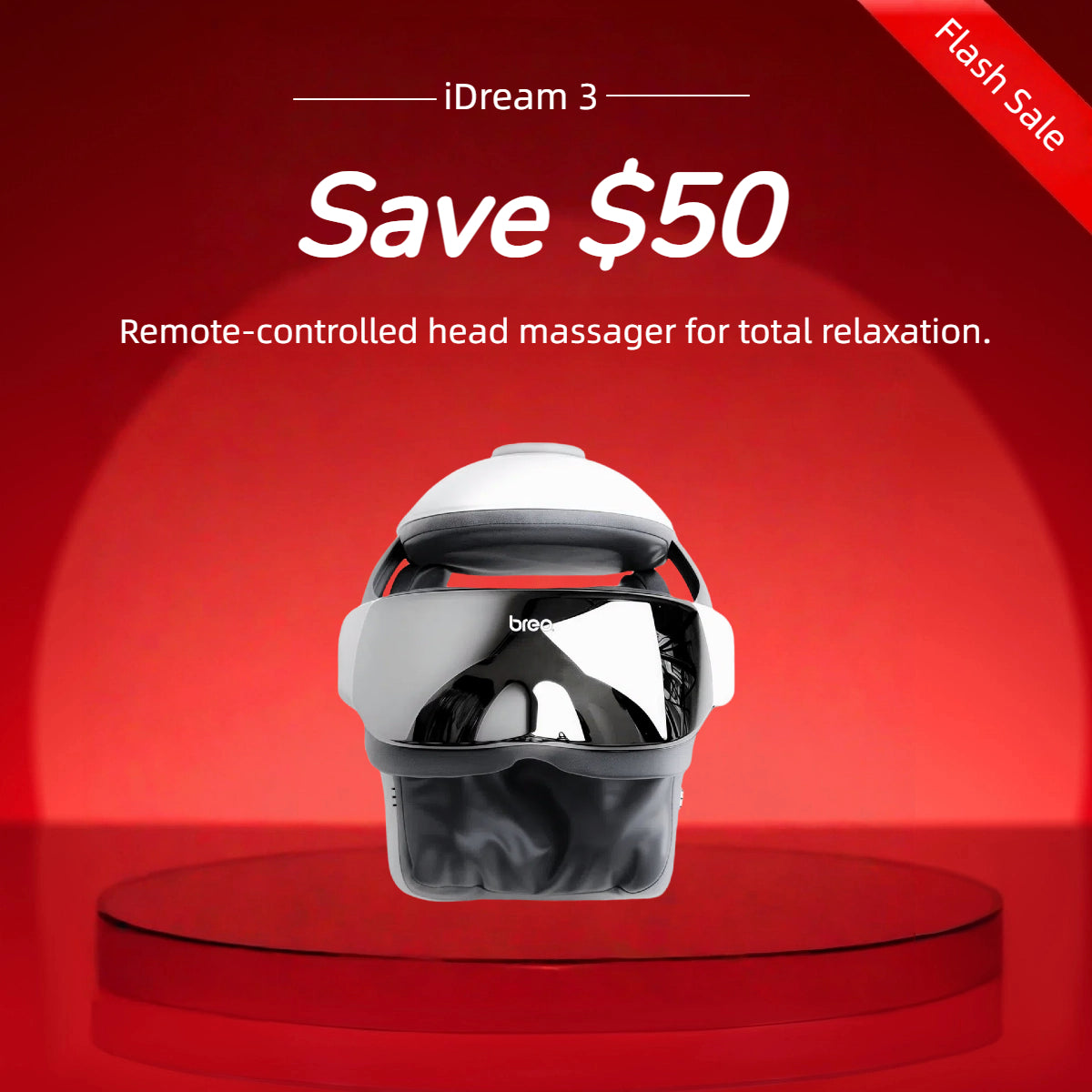 Full Head Massager with Eye Massage – Breo-Official