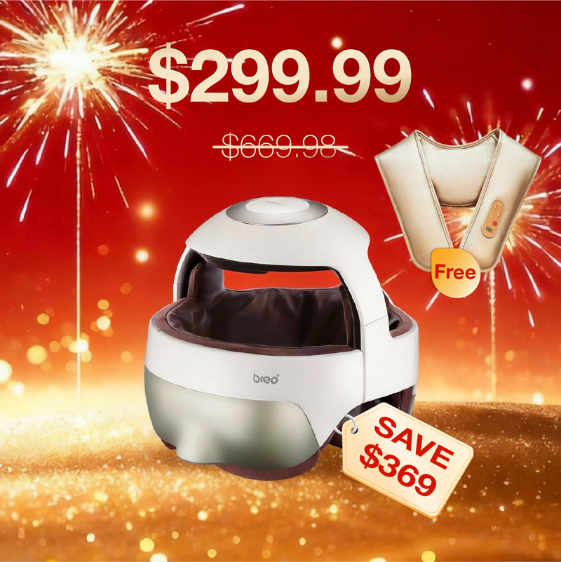 [Get Free Gifts] Breo iDream 5S Head Massager