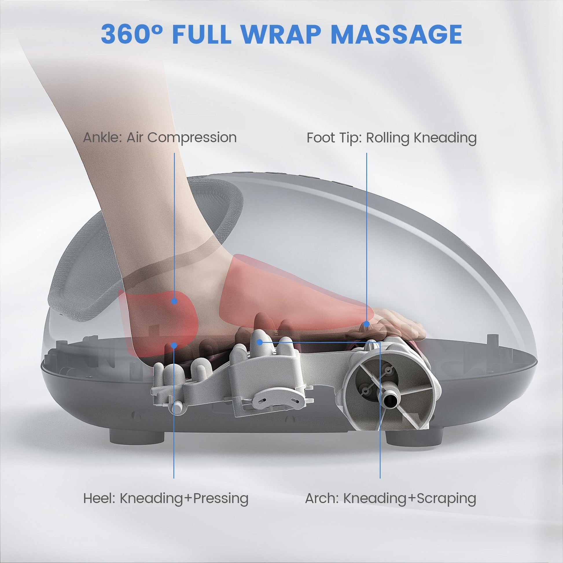 Heated Shiatsu Foot Massager Machine Breo-Official Heated Shiatsu Foot Massager Machine Breo-Official