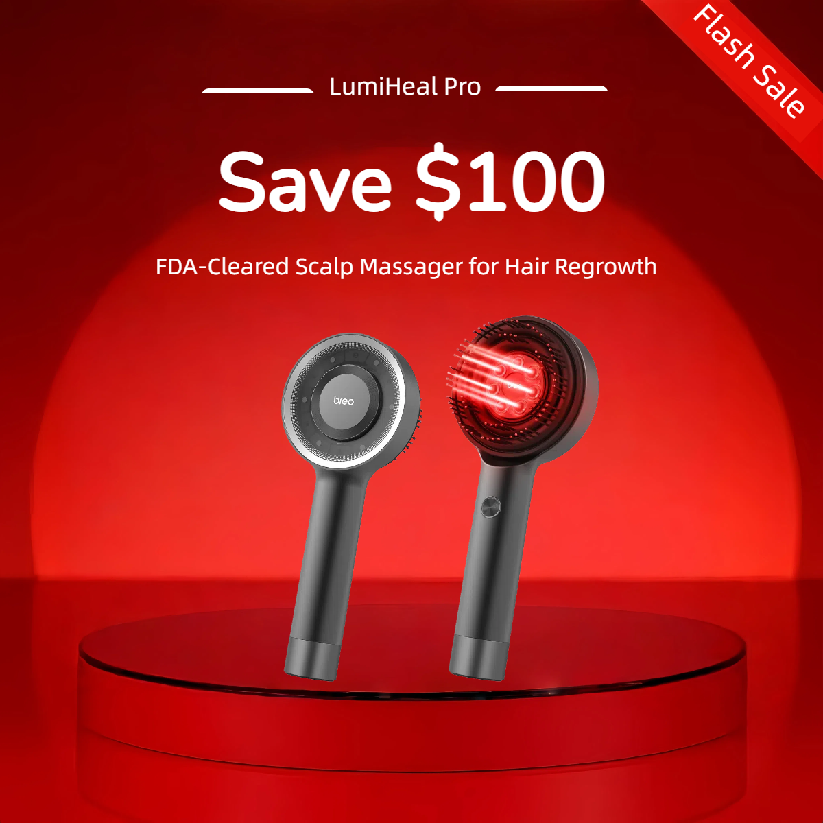 LumiHeal Pro Hair Growth Massager