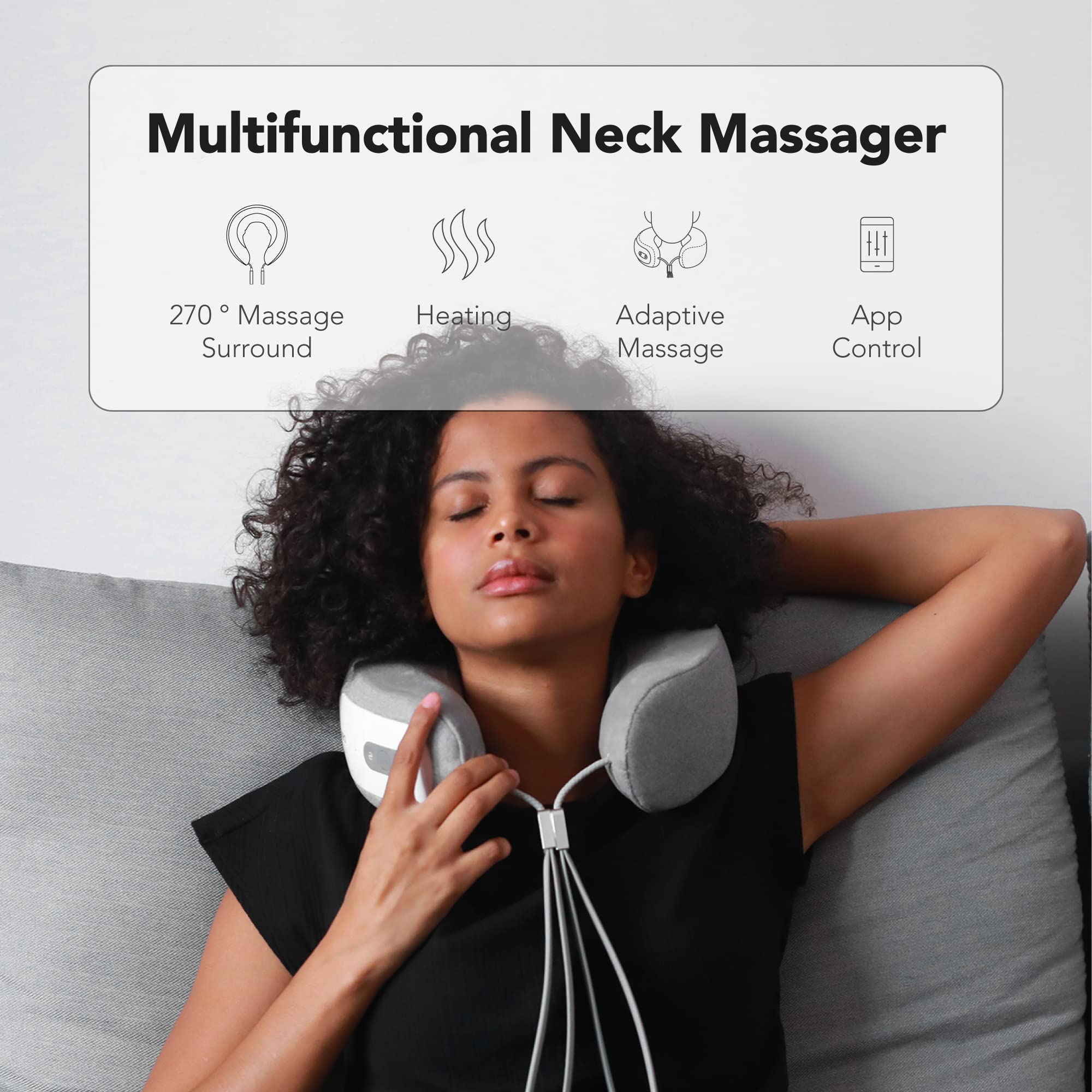 Heated Neck Massager Pillow for Relief – Breo-Official