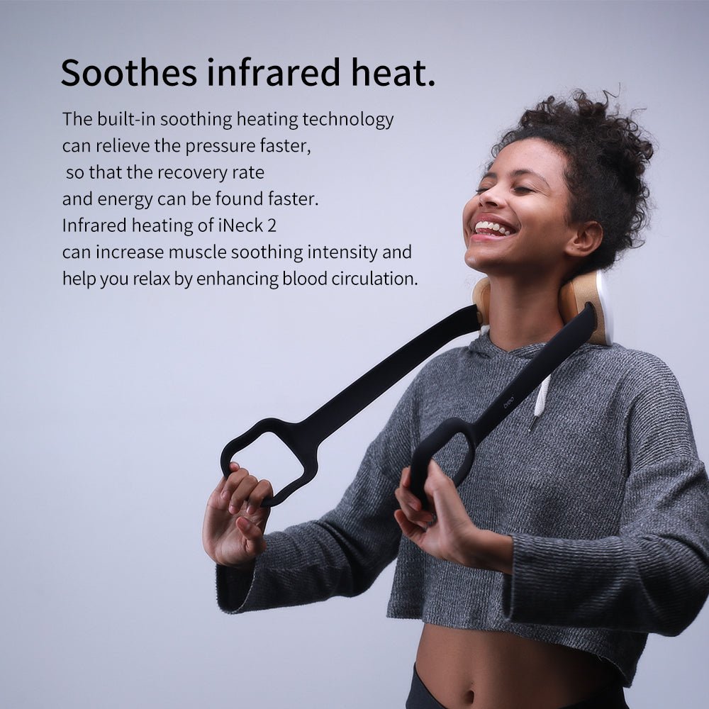 Breo iNeck2 Shoulder Neck Massager | Heat Compression | Deep Kneading Portable - us.breo.com - best-breo-massagers